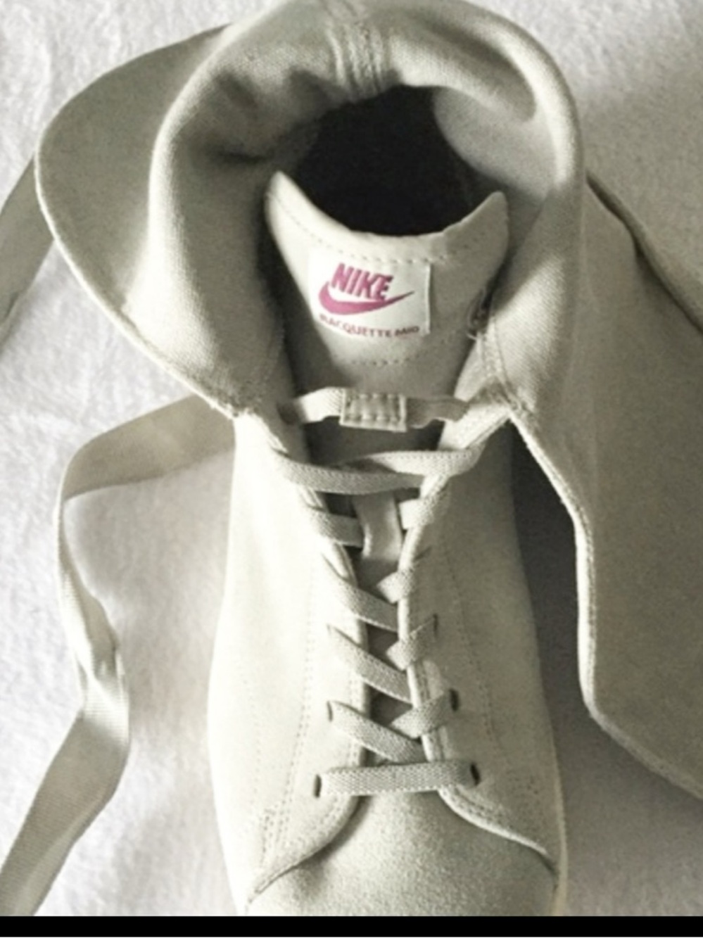 Nike RARE Racquette Mid Granito sneaker bootie. - Picture 9 of 10